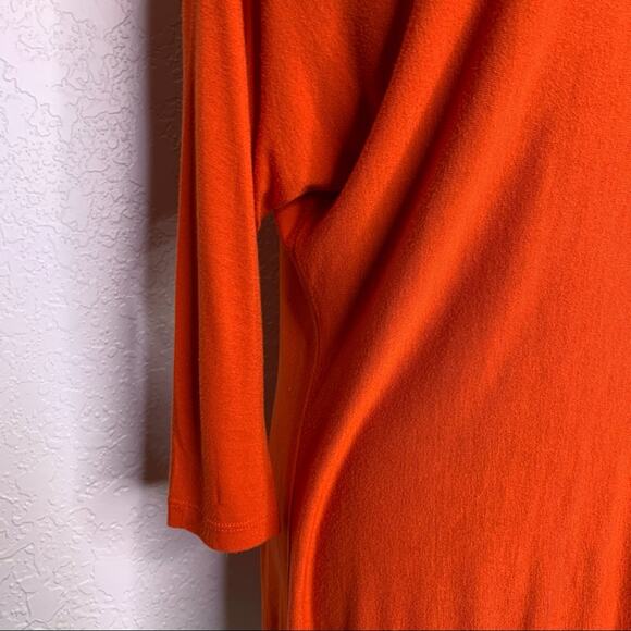 Vince red orange scoop neck tunic top size Extra Small XS - Picture 4 of 11